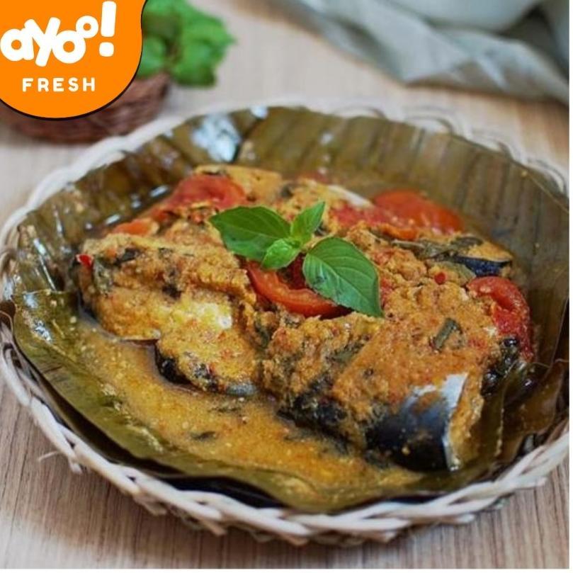 Pepes Ikan Patin Fresh Bumbu Kari Lauk Siap Makan Praktis Vakum Hienis Tanpa Bahan Pengawet 400gr Te