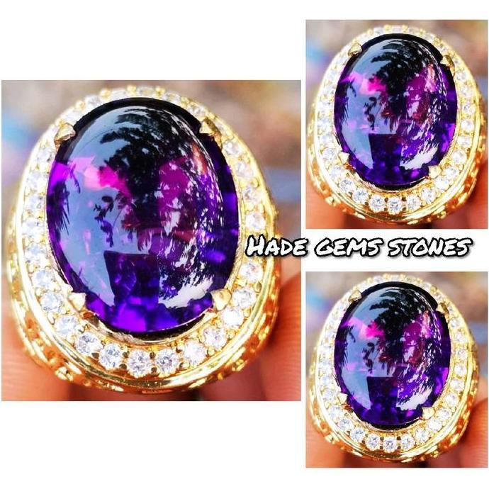 Cod,Bisa- Natural Batu Kecubung Kalimantan Super Kualitas