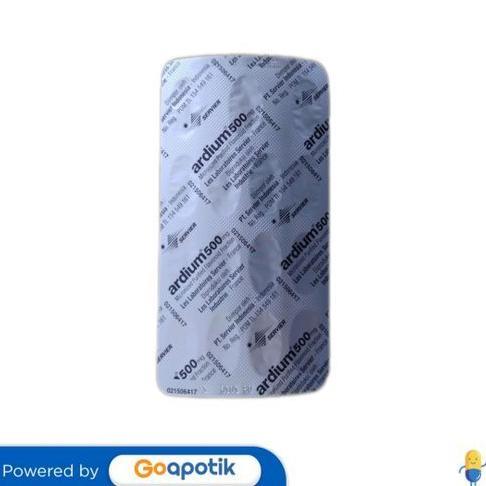 Ardium 500 Mg Strip 15 Tablet Original