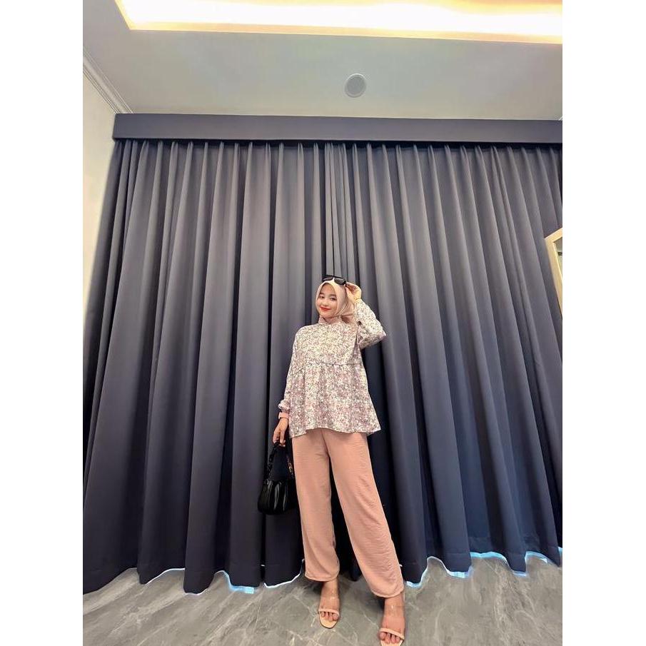 Busananew- Kanza Shakila Mix One Set Crinkle Airflow Setcel Lebaran 2023