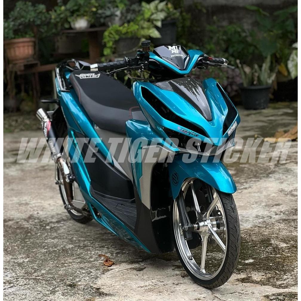MURAH` SKOTLET STIKER MOTOR BIRU TOSCA METALIK CANDY SKOTLET BIRU TOSCA CANDY SCOTLITE BIRU TOSCA ME