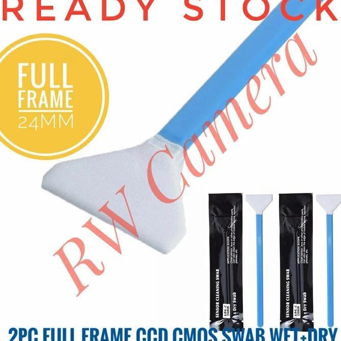 Camwoi- Ccd Full Frame Swab Dry + Wet Kuas Pembersih Sensor Kamera 24Mm A7 Cleaning Cleaner Nikon Z6