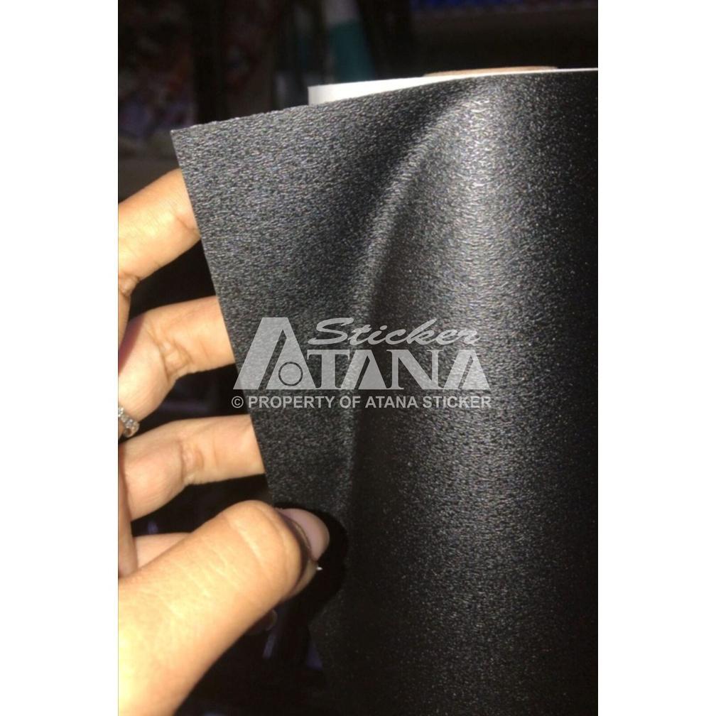 MURAH` SKOTLET HITAM KULIT JERUK SCOTLET BLACK ORANGE SKIN STIKER EMBOS KASAR DOFF DOP STICKER METER