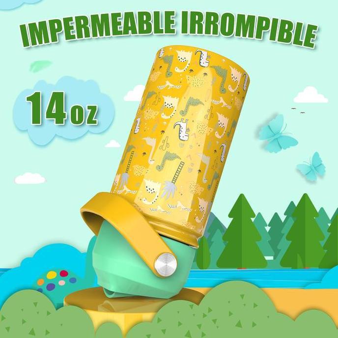 Terpopuler- Pashlinc Tumbler Anak Sedotan350Mi Baja 304 Food Grade Tahan 24 Jamanti Tumpah Gratis On