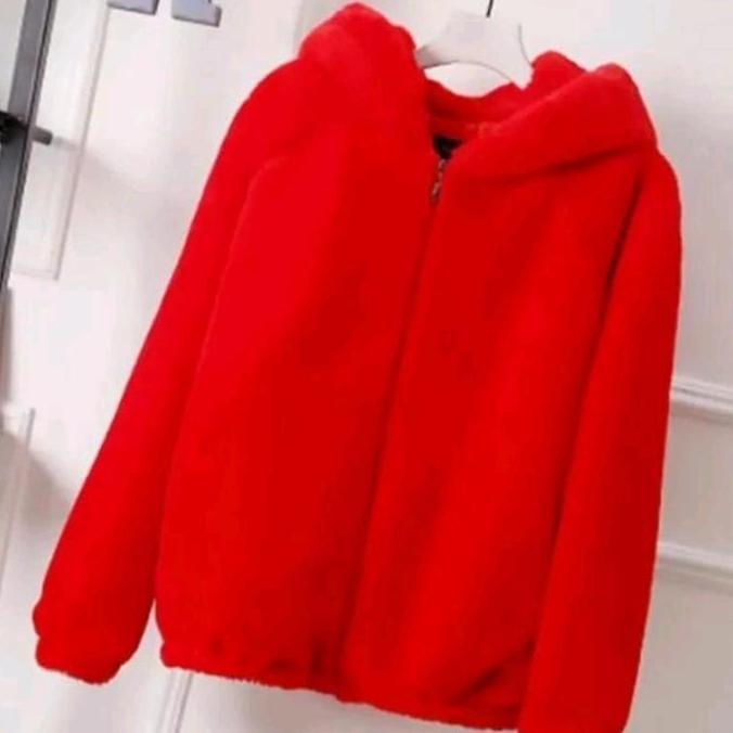 Discount Switer Jaket Bulu  Serpa Dewasa Winter Hodie Bolak Balik Pria/Wanita Outer Blazer Korea Cas