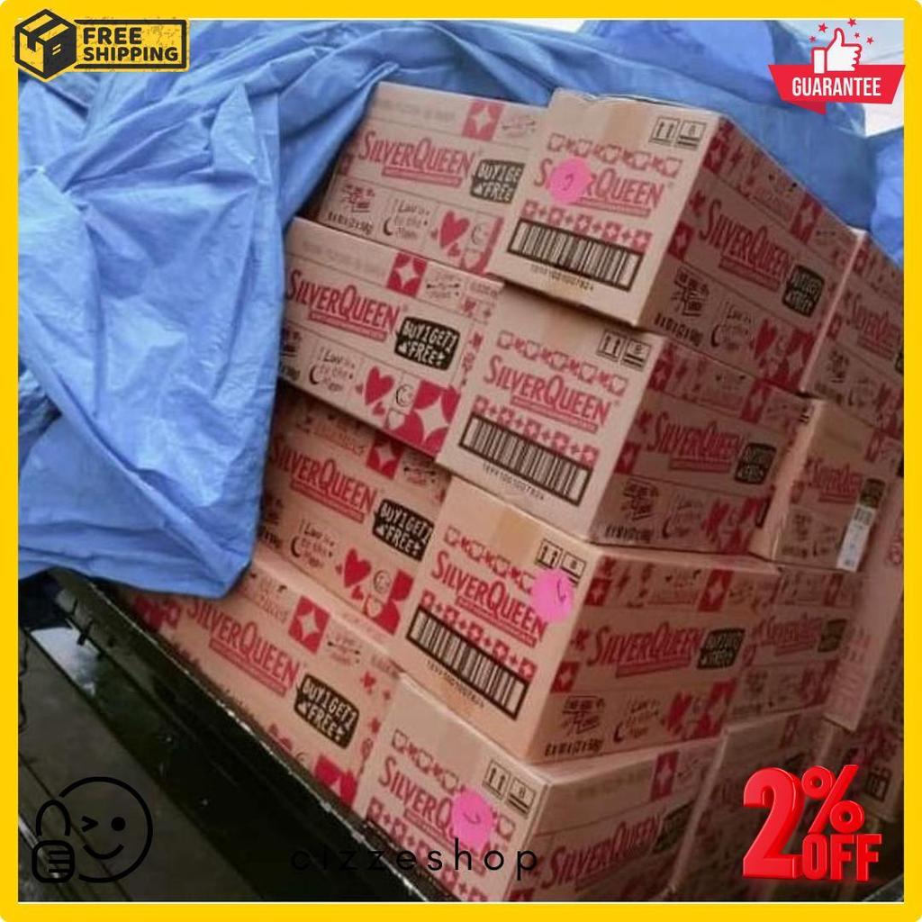 Silverqueen Ukuran Besar 55 Gram Chunky Bar 30 Gr - Coklat Valentine - Silverqueen Cashews