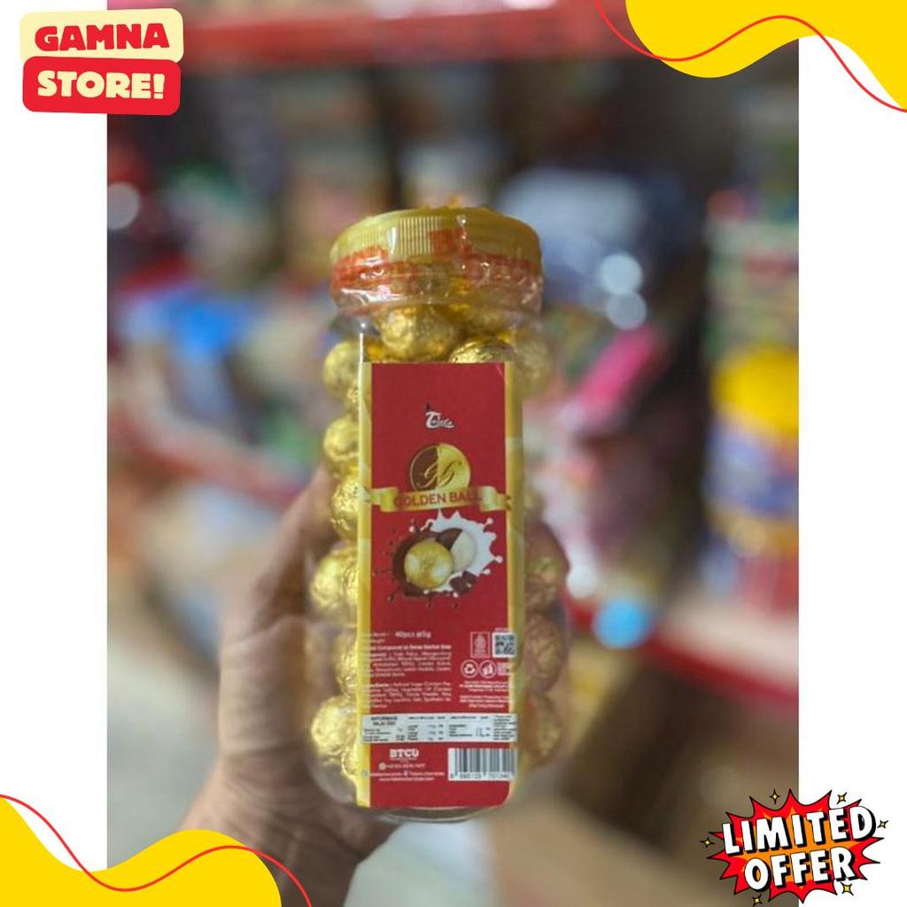 Golden Balls Tobelo ( Toples ) - Coklat Lebaran - Coklat Valentine - Hampers Lebaran