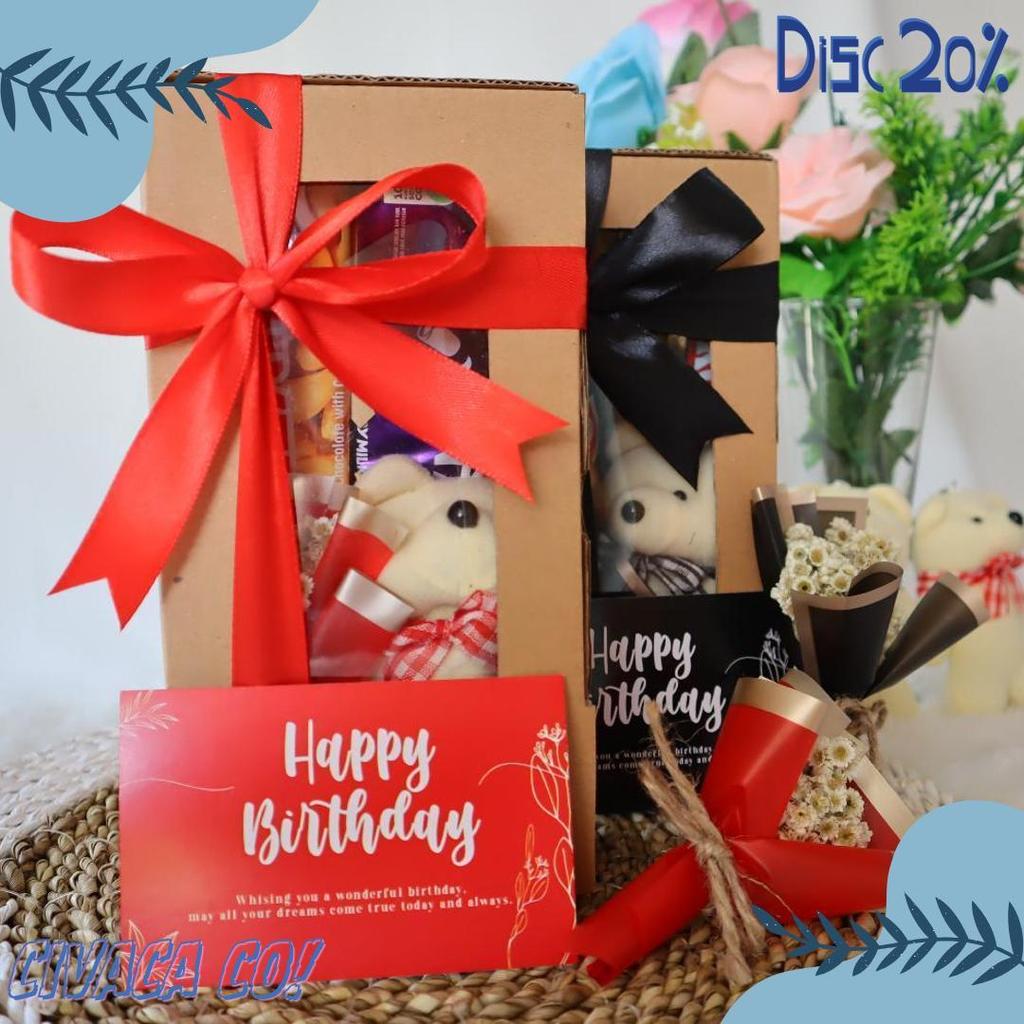 Mini Hampers Coklat | Souvenir Valentine | Kado Wisuda Sempro | Hadiah Snack Cowok Cewek