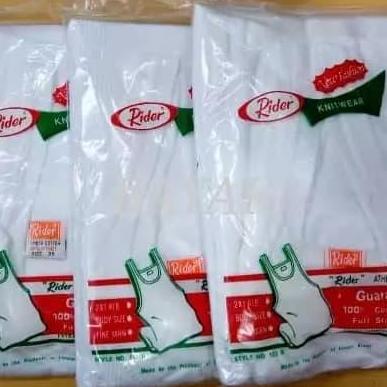 Cod,Bisabanget- Kaos Singlet Rider / Kaos Kutang Rider / Singlet Pria Rider Putih