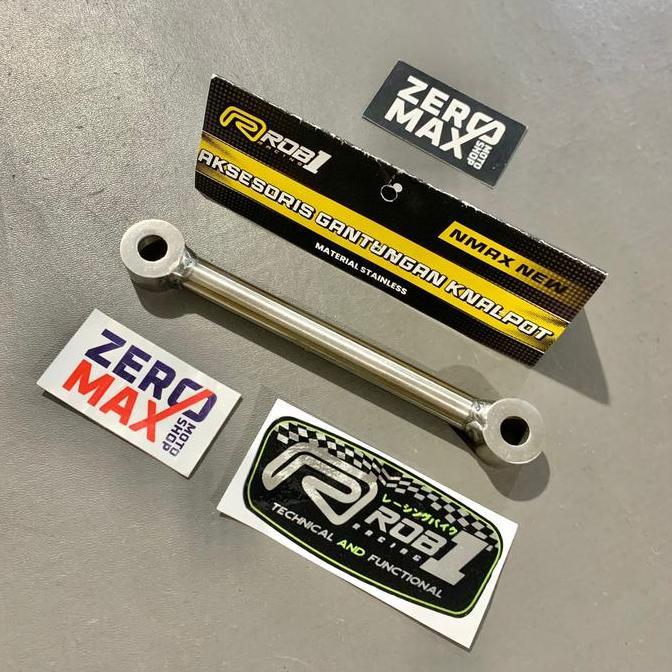 '' BRACKET BREKET BAWAH KNALPOT STAINLESS ROB1 ALL NEW NMAX 2020 2021 UP ''