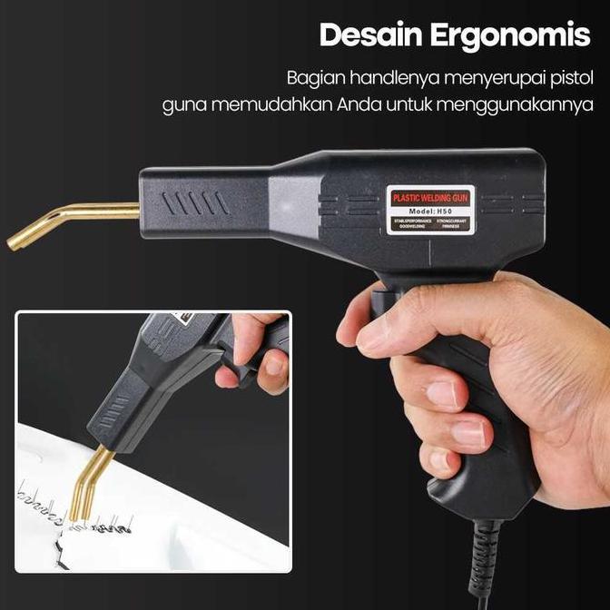 Weldeflow- Las Plastik Solder Plastik Las Bemper Mobil Welding Las Body Motor