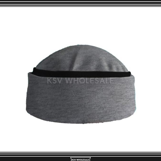 Uwouwo- Peci Lipat Khas Mesir Premium Kopiah Habasya Palestina Pria Biru Putih Hitam Abu Kopyah Bula