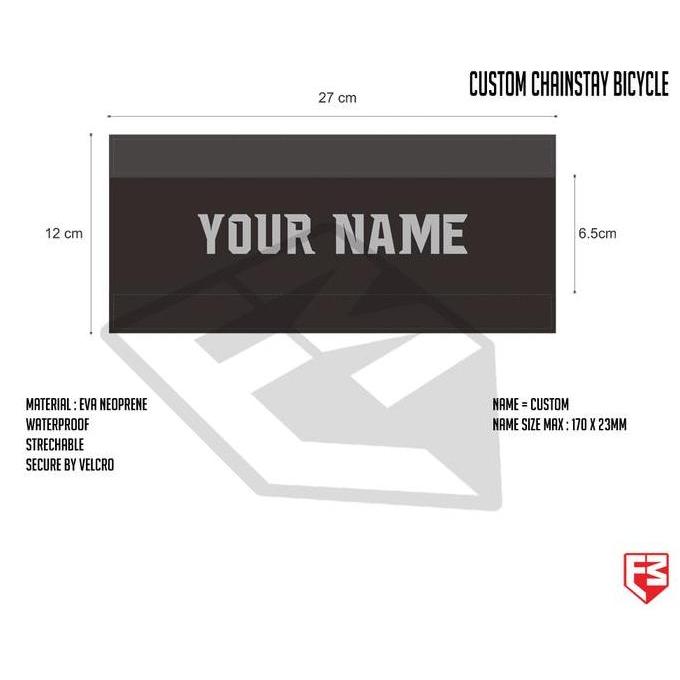 Ready Custom Chainstay Frame Protector Sepeda MTB Roadbike Minion