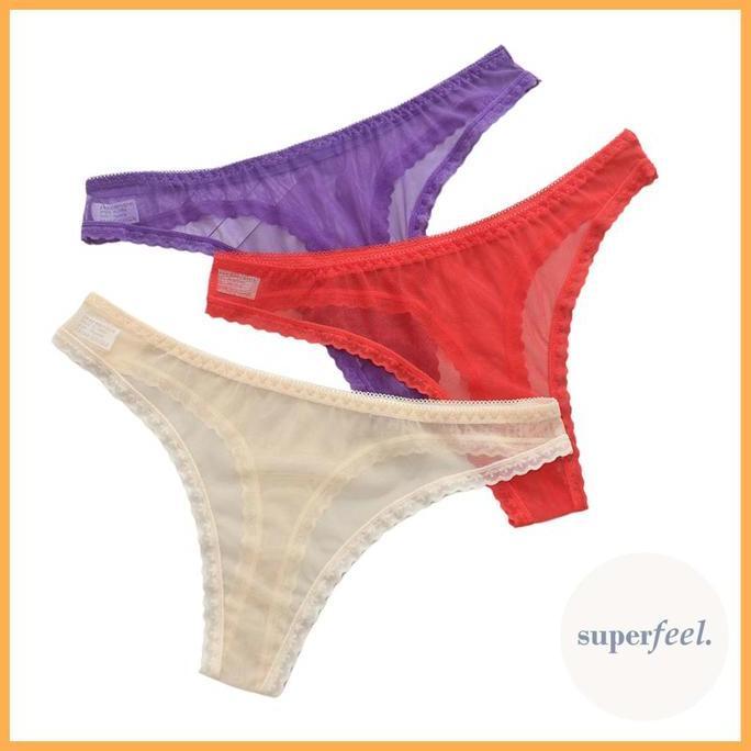 Promo Sfl Celana Dalam Wanita Sexy Transparan Mesh Cd Kolor Lingerie Katok Tembus Pandang Hot Tempti