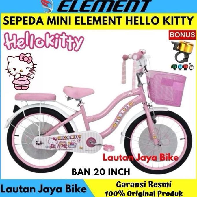 Ready Sepeda Anak 20 Inch Mini Element Hello Kitty