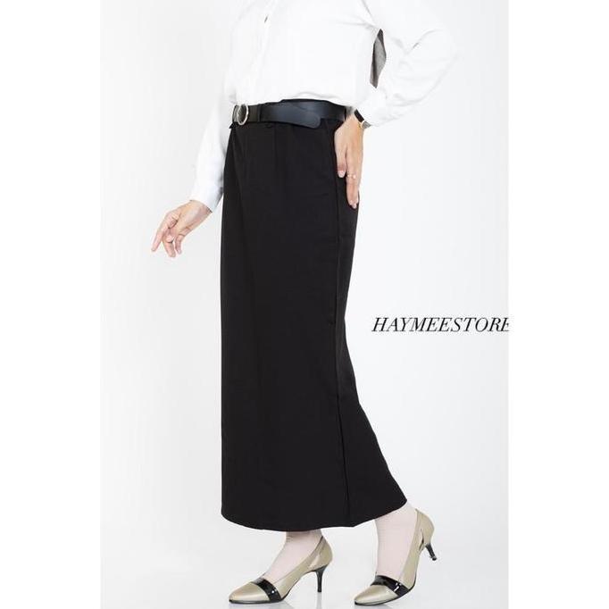 Promo Haymeestore Rok Span Wiron Rok Kantor Biron Wanita Office Skirt Woman Formal Casual Fashion -H
