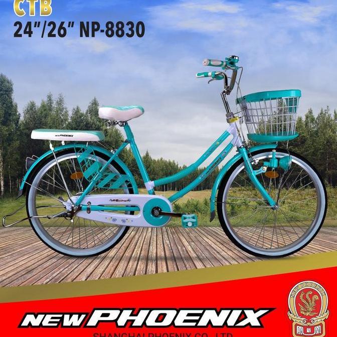 Ready sepeda mini dewasa keranjang city bike 26 inci