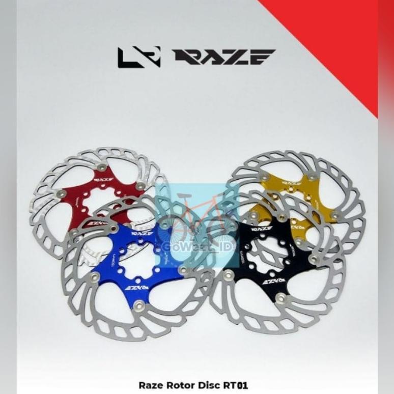 Rotor Floating Disc Brake Piringan Cakram Sepeda Raze RT01 02 160mm Lipat MTB Balap | High Quality