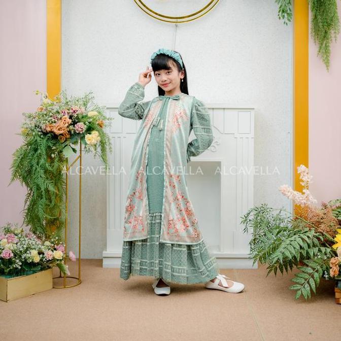 Floria kids Dress | Gamis Elegan Mewah - ALCAVELLA (TERBAIK) (TERBARU) (TERMURAH)