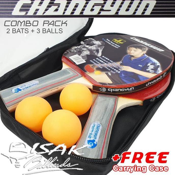 Ping Pong Bat Combo Pack - Table Tennis Bet Racket Tenis Meja Pingpong [terbaik]