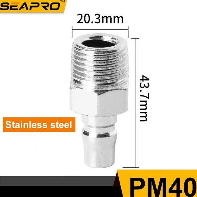Quick Coupler Stainless Steel Pm40 Pm 40 Pm-40 Restock