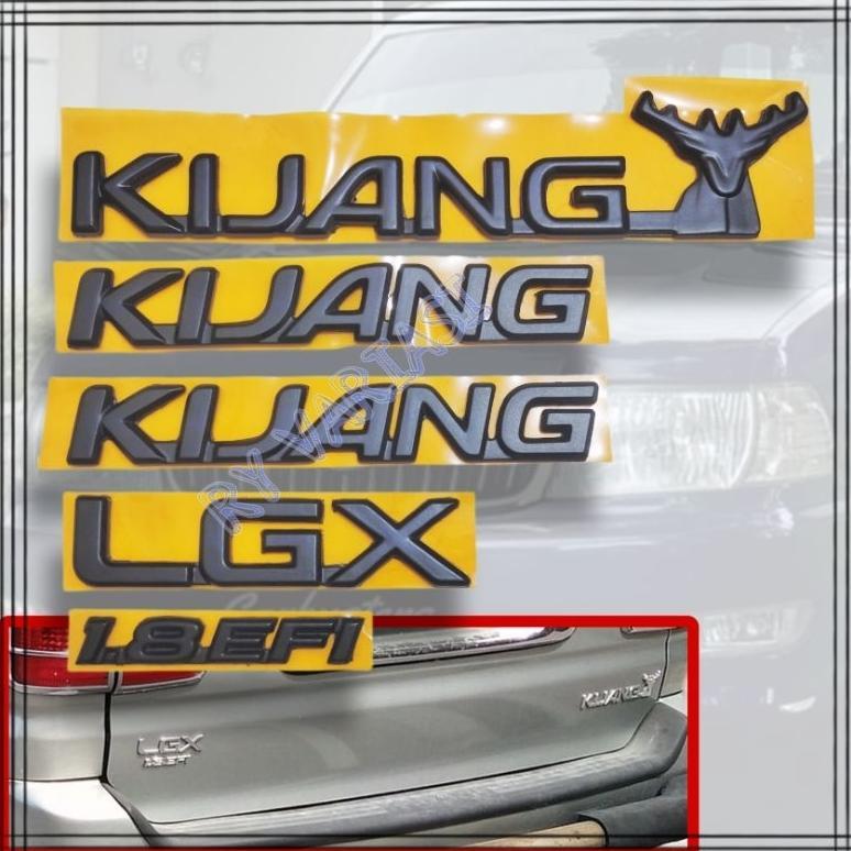 Emblem LGX Original Toyota Emblem Bagasi LGX Kijang Kapsul