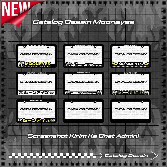 Plat Nomor Motor Custom Jdm Plat Nomor Motor Akrilik Custom Desain Api