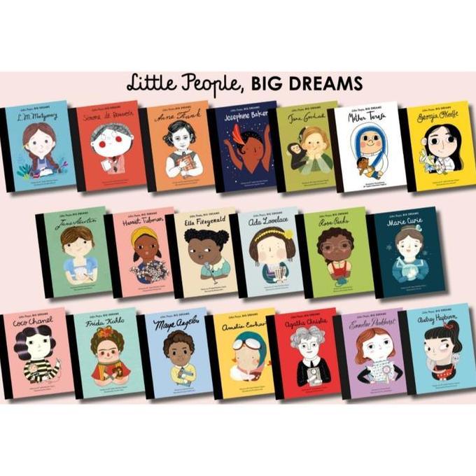 Little People Big Dream Book Hardcover Buku tokoh untuk anak