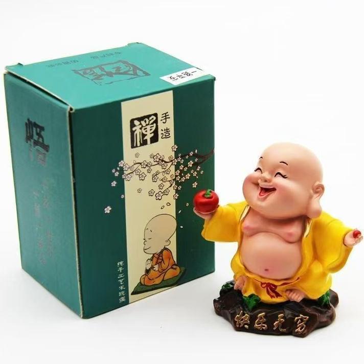 Patung Maitreya Milefo kecil Buddha maitreyawira Panjangan kantor rumah 7Cm