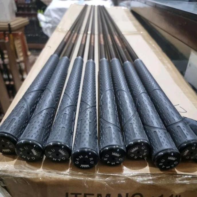 STIK GOLF GAMARU CARBON DAN EXCLUSIVE GOLF PANJANG 110CM TOP  5.9MM, ECER ATAU SATU PAKET DENGAN UJU