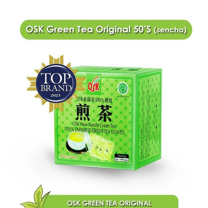 OSK Japanese Green Tea Original Isi 50 Sachet - Sencha Tea - Teh Hijau Original