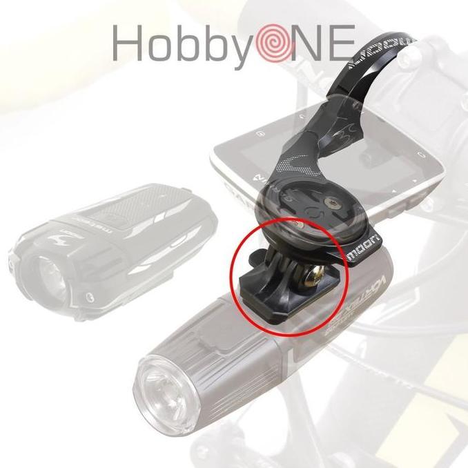 MOON RB-28 Front Light Adapter For Go Pro Mount - Garmin Wahoo