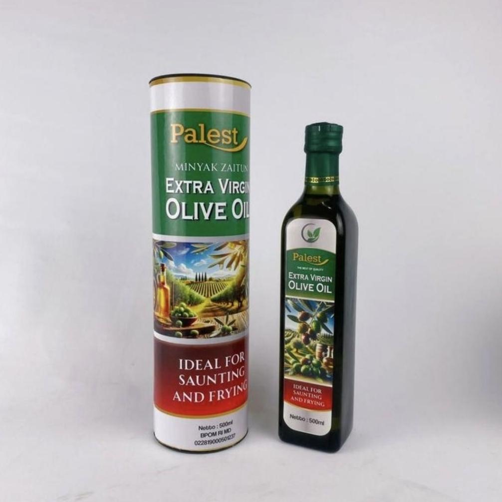 Minyak Zaitun Extra Virgin 500ml untuk diminum Palestin BPOM