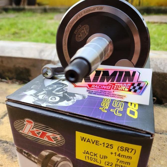 CRANKSHAFT KRUK AS KARISMA 125 - WAVE 125 IKK RACING MOTORCYCLE ORIGINAL DAN TERPERCAYA