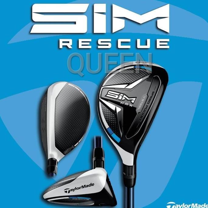 STICK GOLF HYBRID RESCUE TAYLORMADE SIM MAX (EXTRA CASHBACK) ORIGINAL DAN TERPERCAYA