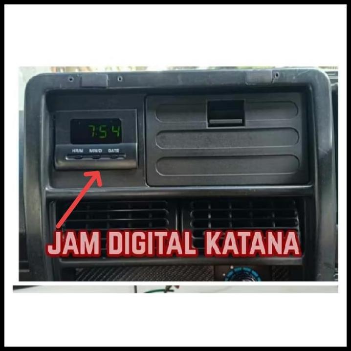 TERMURAH JAM DIGITAL DASHBOARD MOBIL SUZUKI JIMNY KATANA MODEL ORIGINAL