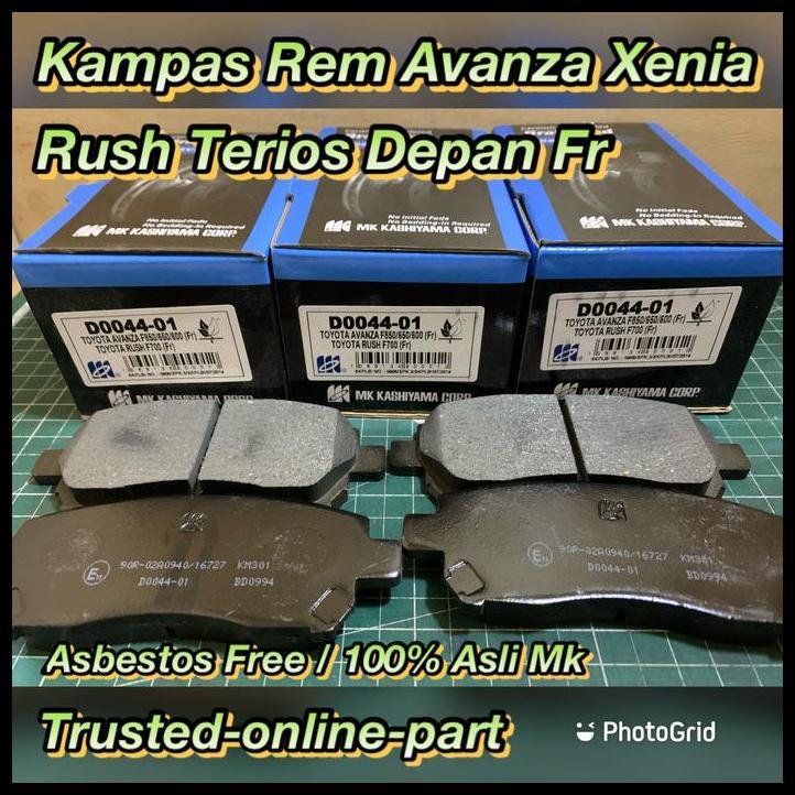 TERMURAH KAMPAS REM AVANZA XENIA TERIOS RUSH 100% ASLI MK BIRU 