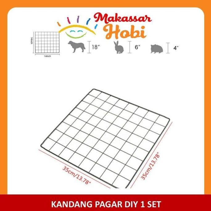Kandang Pagar Kucing Anjing Kecil Kelinci Kura Kura Hewan Peliharaan