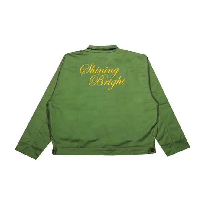 Shining Bright Edward Denim Jacket - Olive murah