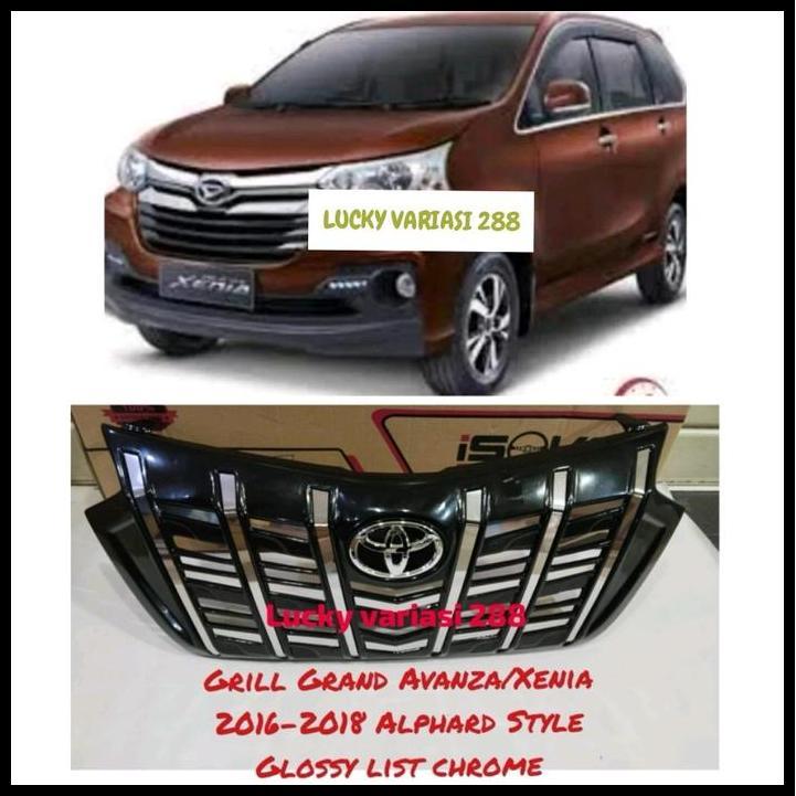 GRATIS ONGKIR GRILL DEPAN GERIL GRAND AVANZA XENIA 2016 2017 2018 MODEL APOLLO GRILL MODEL ALPHARD G