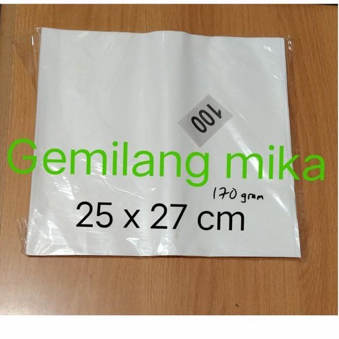 Thebest- kertas nasi kfc 30x30cm putih