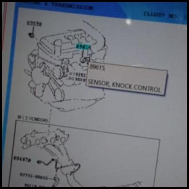 TERMURAH SENSOR KNOK KNOCK SENSOR TOYOTA INNOVA HILUX FORTUNER 