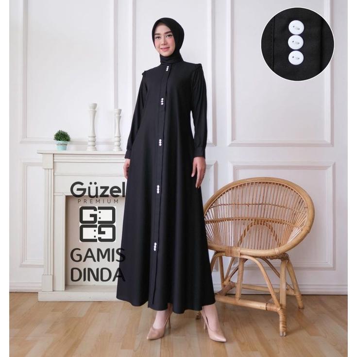 Gamis ///ORIGINAL GUZEL/Bahan Toyobo Impor/Gamis Polos/Gamis Bordir/Fashion Gamis /Bahan Adem/Jahita
