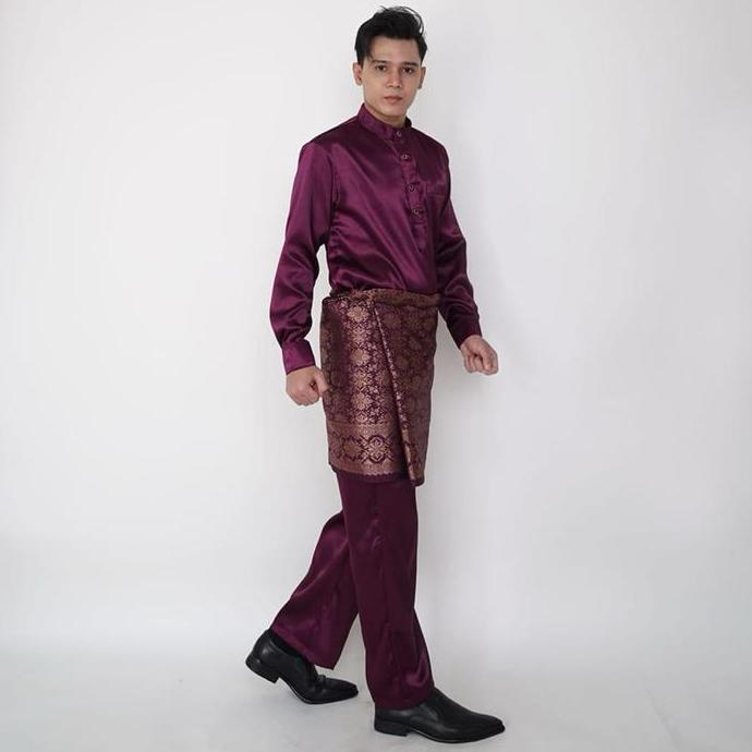 Murah Baju Akad Melayu Pria Setelan Muslim Teluk Belenga Setelan Pengantin Koko Cowok