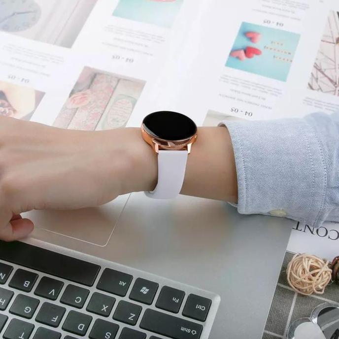 STRAP TALI JAM TANGAN KARET MODEL APPLE FOSSIL GEN 3 / 4 FEMALE 18MM