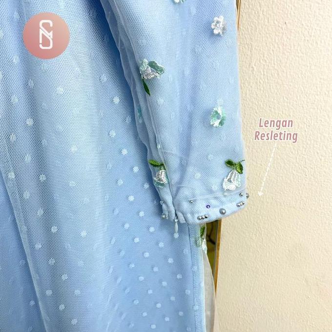 Murah Myshawl Haura Gamis Jumbo Gamis Bigsize Gamis Brukat Kondangan Tille Motif Kasual Kondangan Wi