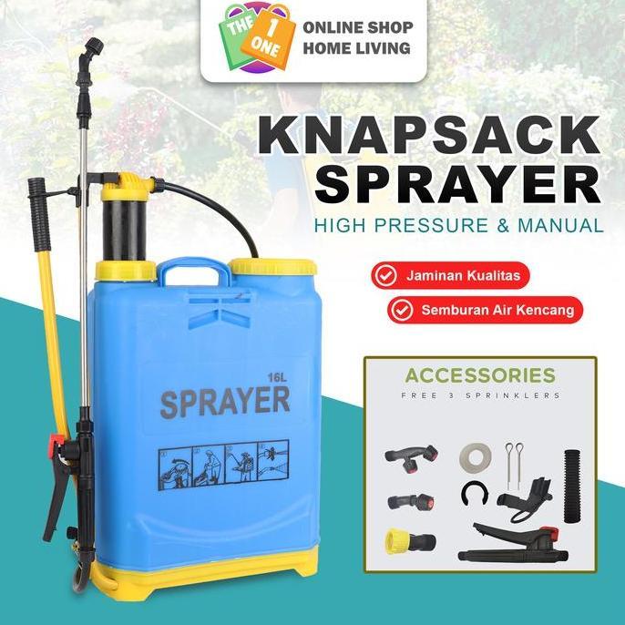 Semprotan Hama Tanaman Knapsack Sprayer 16 Liter Manual (TERBAIK) (TERBARU) (TERMURAH)