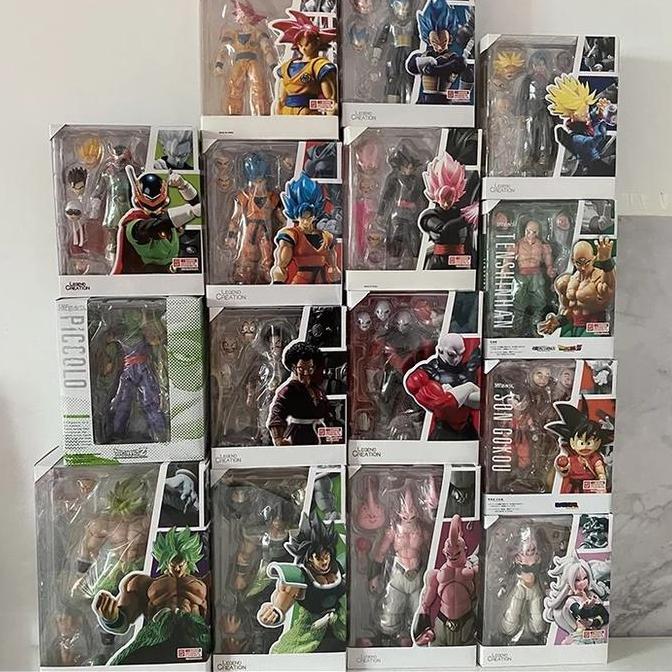 Shf Dragon Ball Kai Super KWS Super Saiyan Goku Vegeta Broly Figure