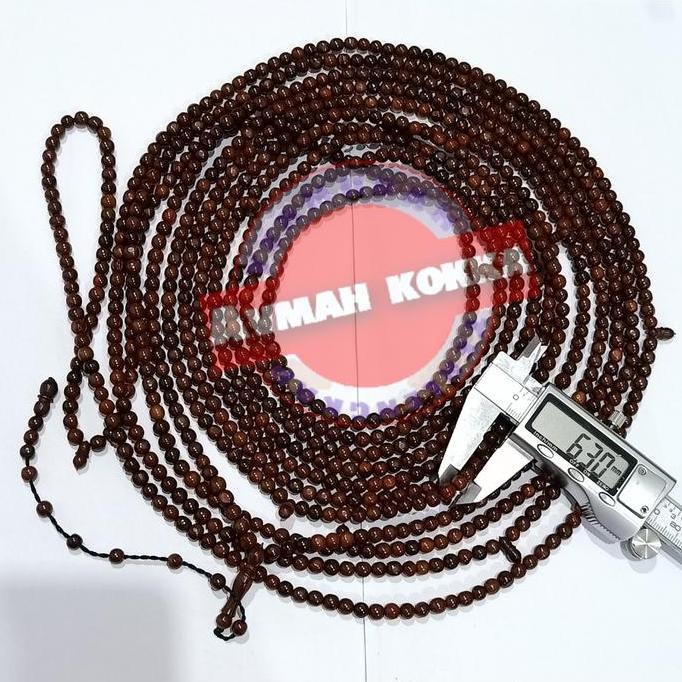 TASBIH kokka ASLI 1000 BULAT POLOS 6mm Ckt kaukah kaokah fukakah kokah