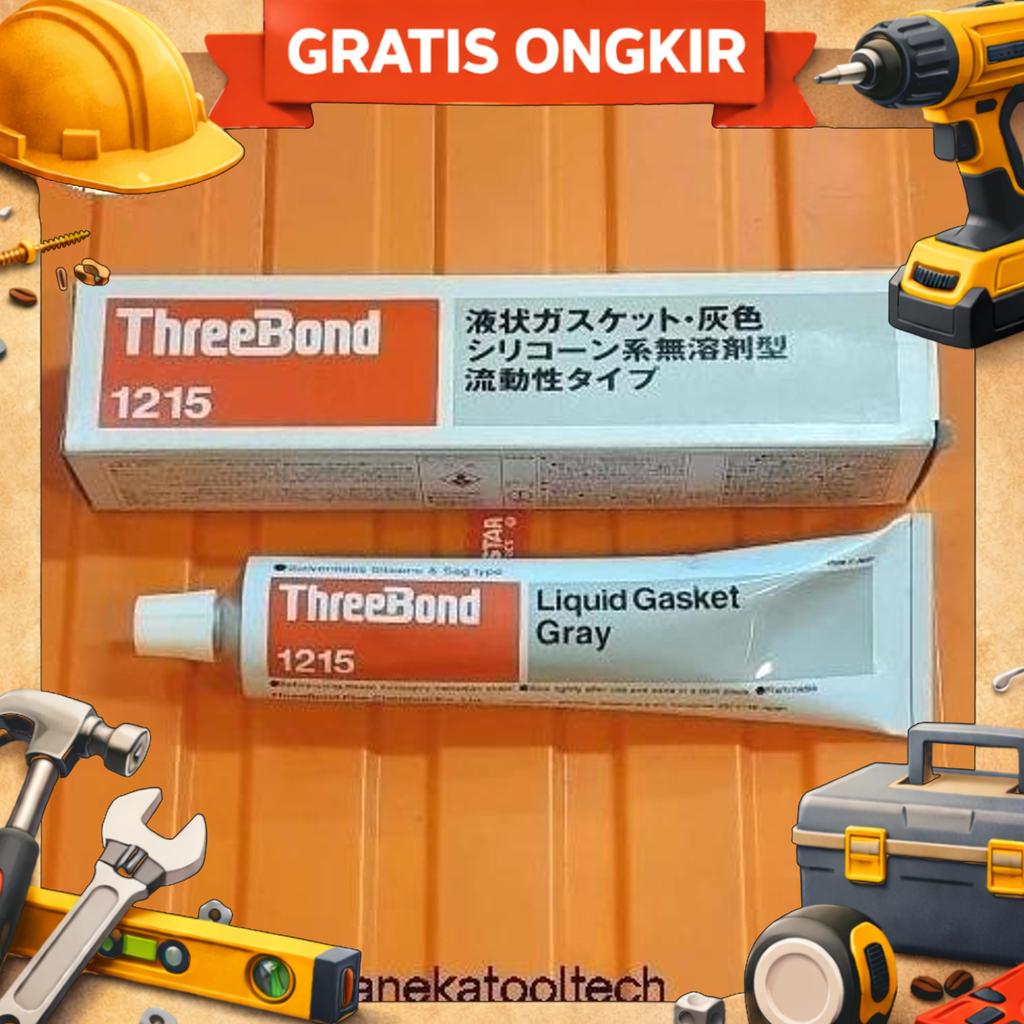 Threebond 1215 Liquid Gasket Gray Isi 250 Gram | Liquid Gasket Threebond 1215 Original